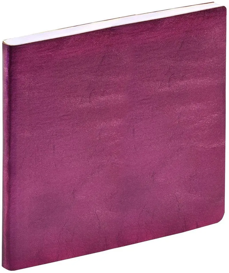 Agenda 2027 QUO VADIS Exécutif Color - 16 x 16 cm - 1 semaine sur 2 pages - Orientation verticale - Susan aubergine