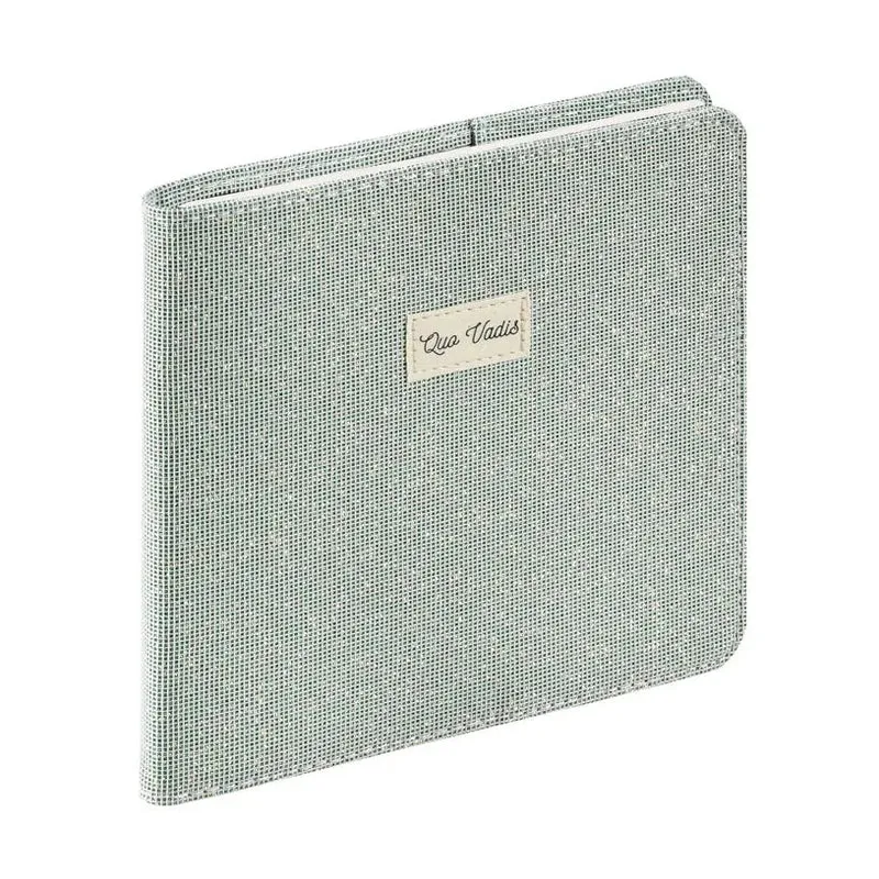 Agenda 2027 QUO VADIS Exécutif Color - 16 x 16 cm - 1 semaine sur 2 pages - Orientation verticale - Ella vert