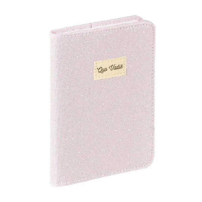 Agenda 2027 QUO VADIS Ministre Color - 16 x 24 cm - 1 semaine sur 2 pages - Orientation verticale - Ella rose nacre