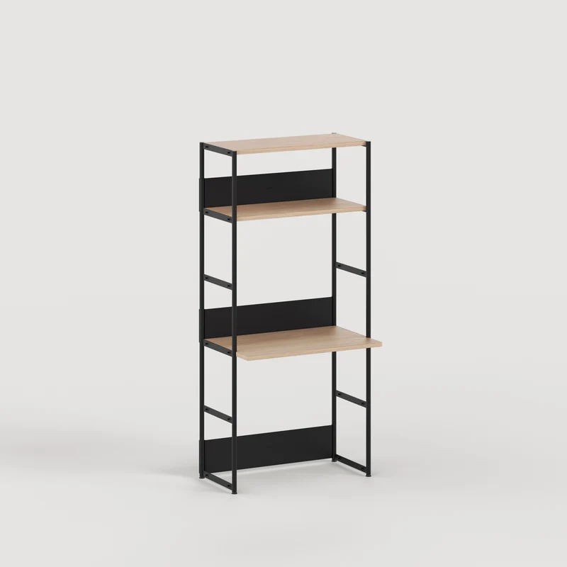 Etagère bureau UNIT - H180 à 215 x L84cm - bois éco-certifié
