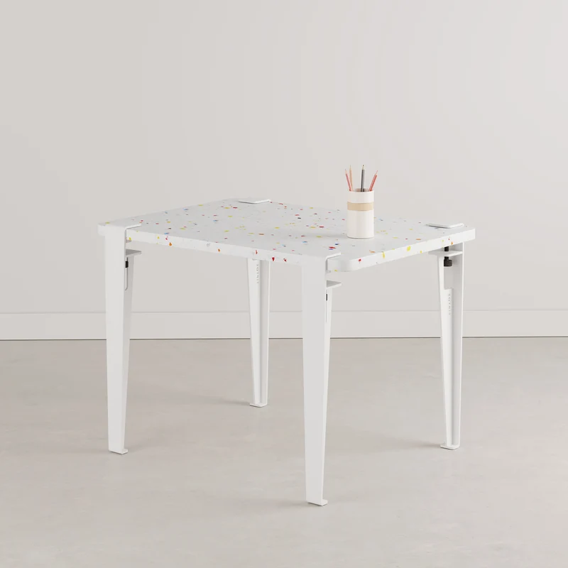 Bureau enfant TIPTOE 70x50cm - plastique recyclé Tutti Frutti