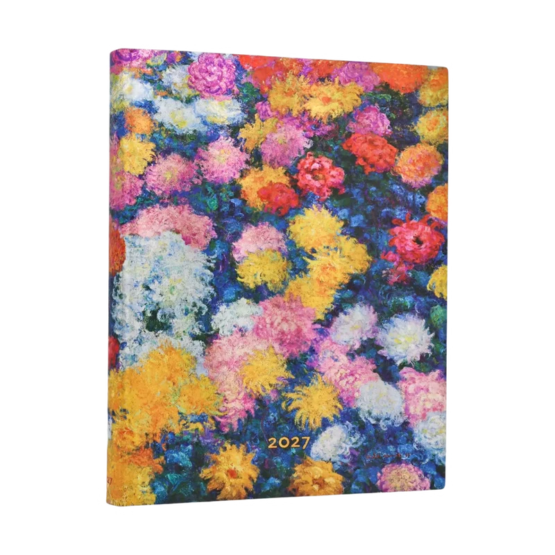 Agenda 2027 PAPERBLANKS Les Chrysanthèmes de Monet - 1 jour par page - Ultra - Softcover - 432p