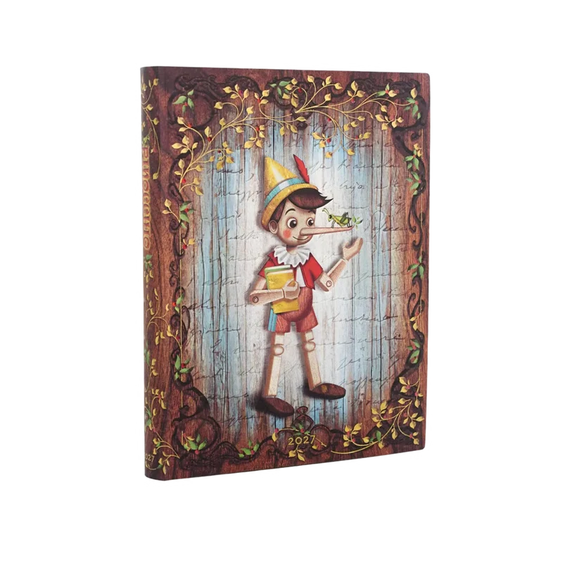 Agenda 2027 PAPERBLANKS Carlo Collodi, Pinocchio - 1 jour par page - Ultra - Softcover - 432p