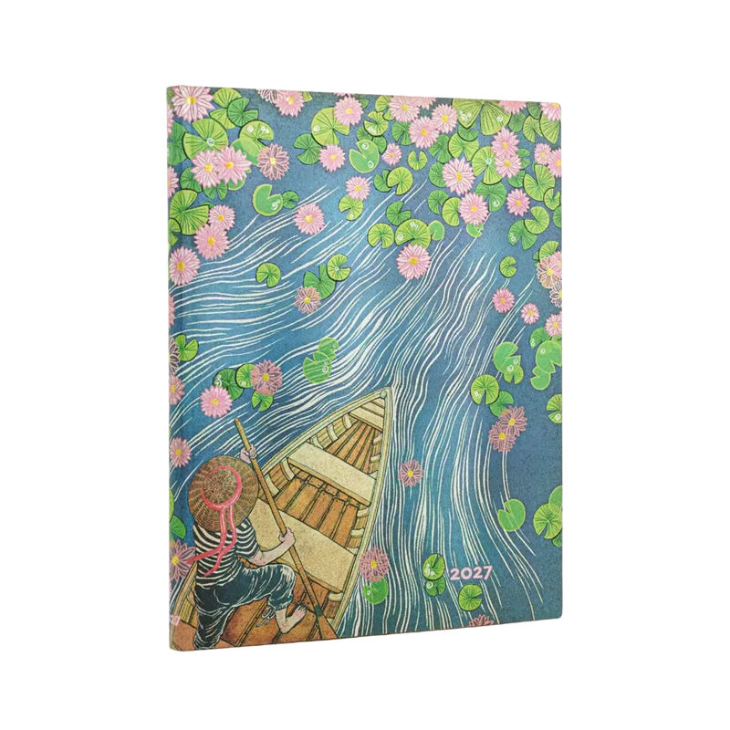 Agenda 2027 PAPERBLANKS Rivière aux Lotus - 1 semaine sur 2 pages - Ultra - Softcover - Vertical - 176p