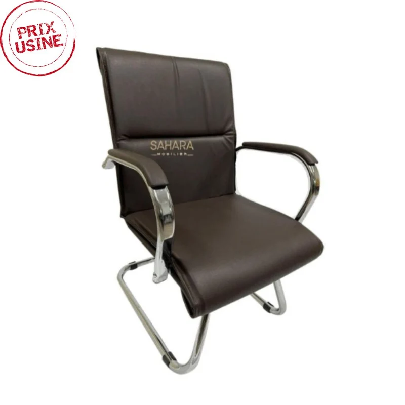 Fauteuil Visiteur MARINA Marron Réf. A0869
