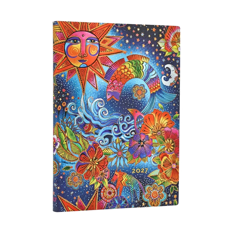 Agenda 2027 PAPERBLANKS Magie Céleste - 1 semaine sur 2 pages - Midi - Softcover - Vertical - 176p