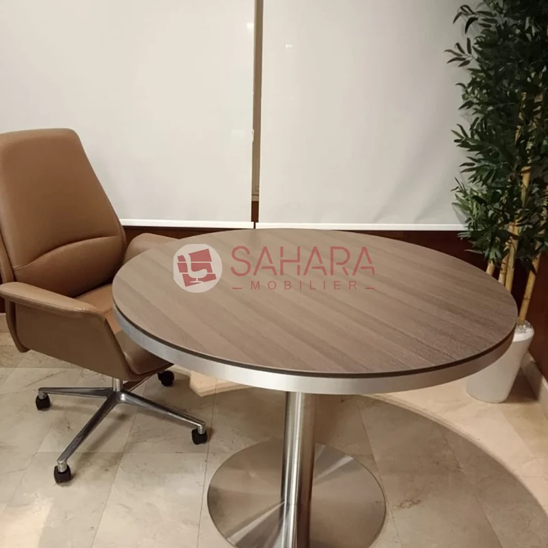 Table de réunion ronde Shark Réf C0363