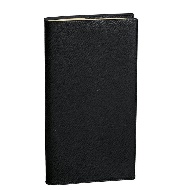 Agenda 2027 QUO VADIS Planorizon S Prestige - 8,8 x 17 cm - 1 semaine sur 2 pages - Orientation horizontale - Impala noir