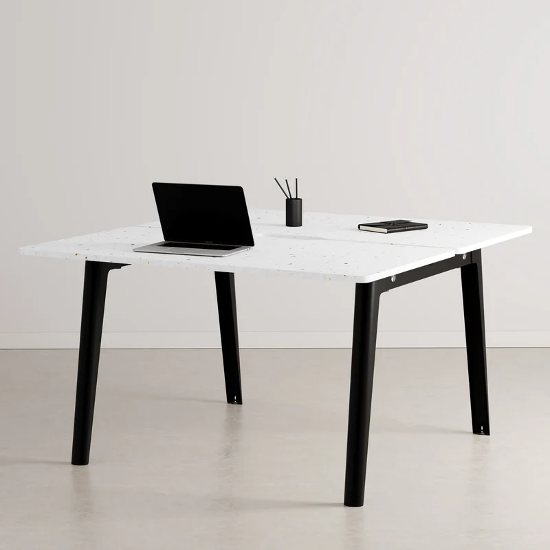 Bureau open-space NEW MODERN 2 places - plastique recyclé Venezia