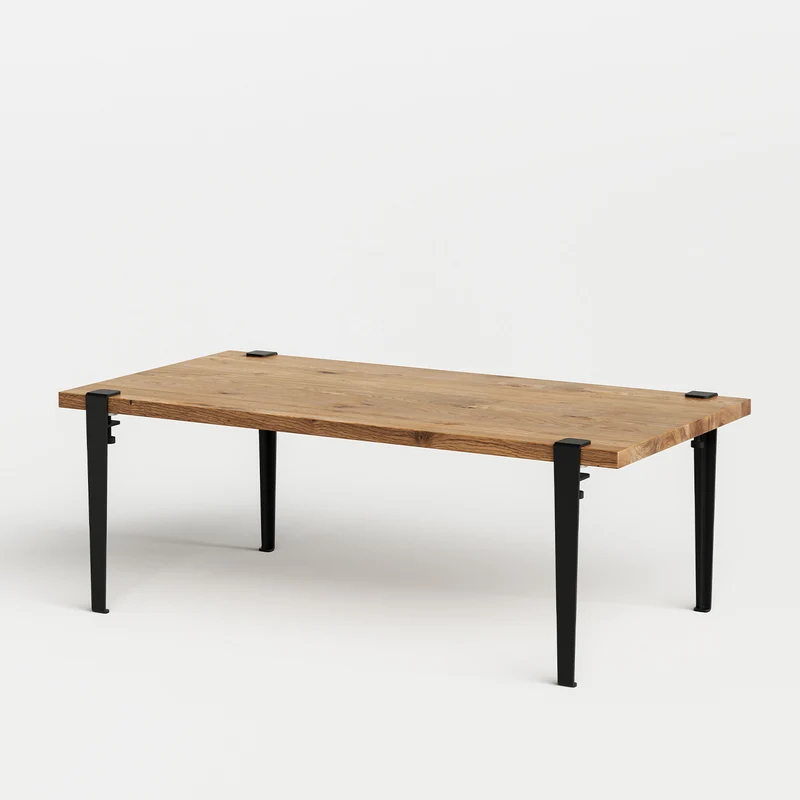 Table basse TIPTOE 120x60cm - bois ancien recyclé