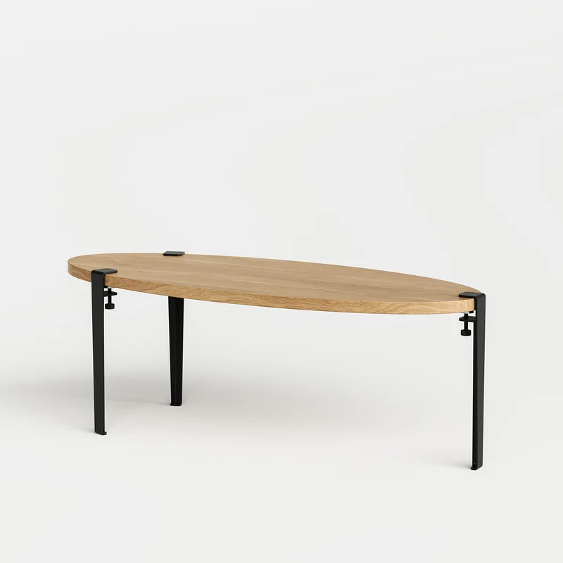 Table basse TIPTOE 120x48cm - chêne massif
