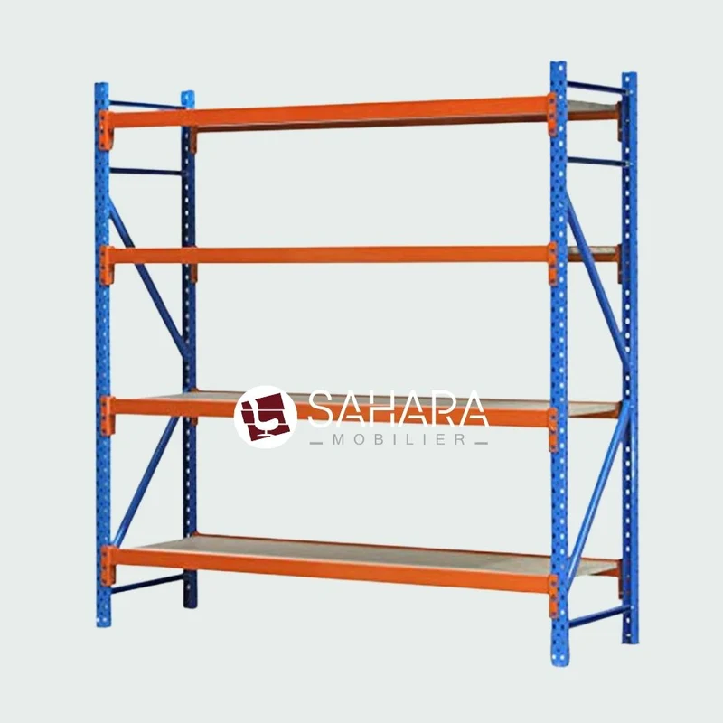 Rayonnage mi-lourd métallique – Stockage professionnel sur mesure Réf C0687