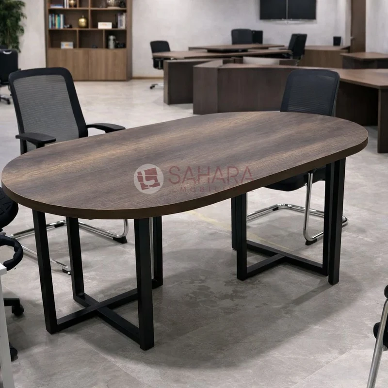 Table de réunion semi métallique Réf C0648