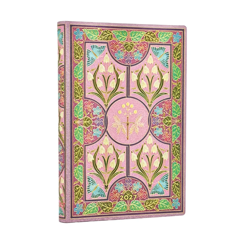 Agenda 2027 PAPERBLANKS Mimosa - 1 semaine sur 2 pages - Mini - Softcover - Horizontal - 176p