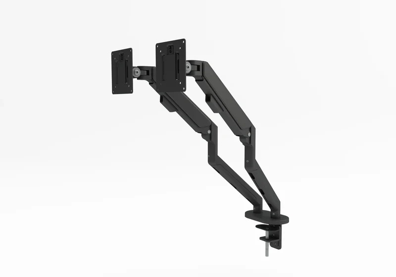 Bras articulé double pour écran