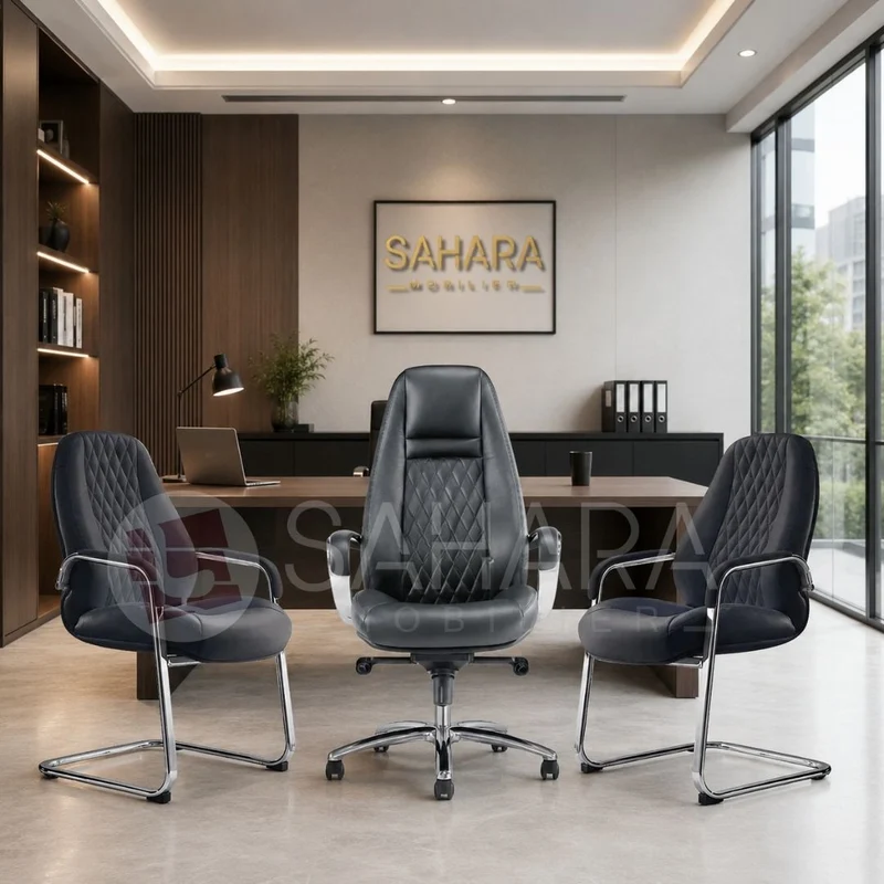Ensemble Fauteuil TREND noir Réf B3468