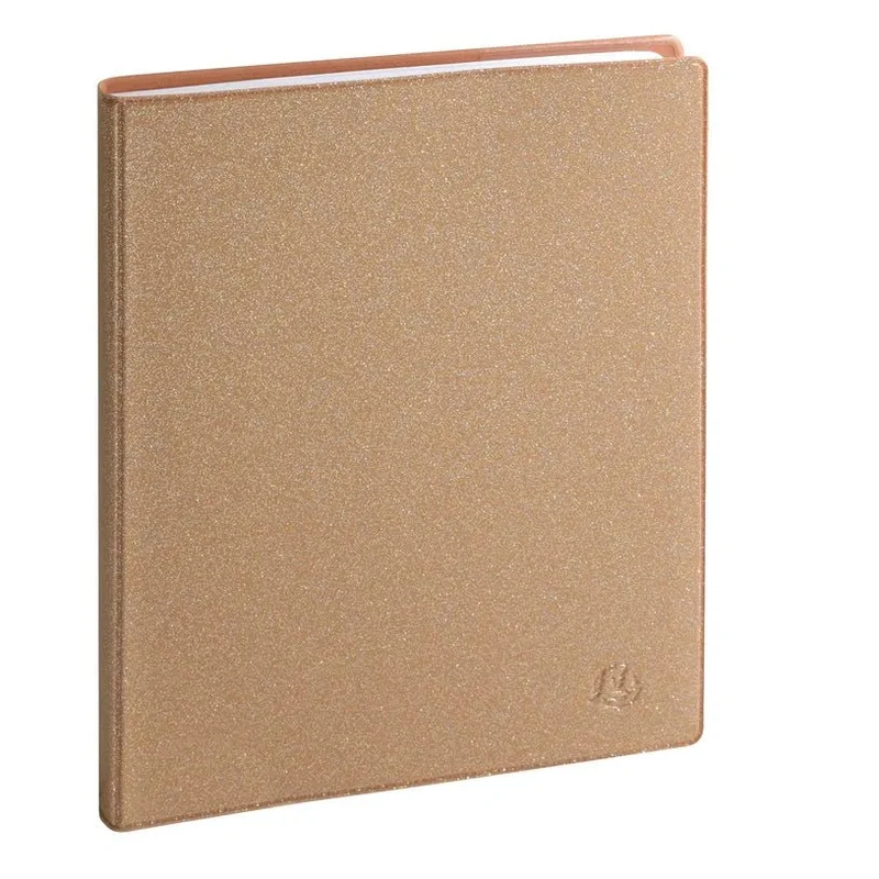 Agenda 2027 EXACOMPTA Horizons 22 - 18,5 x 22,5 cm - 1 semaine sur 2 pages - Orientation verticale - Eden or