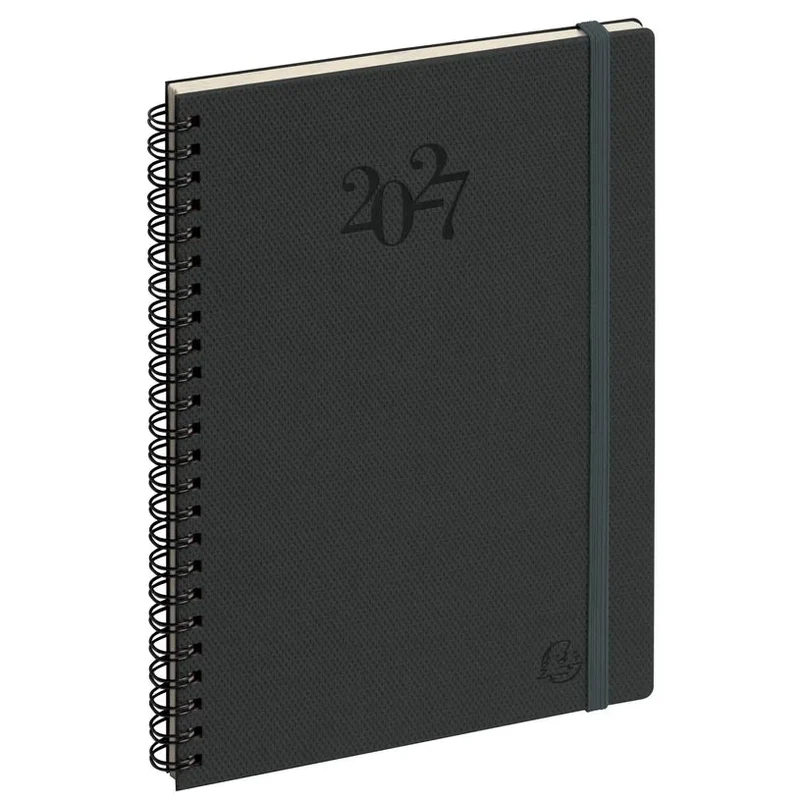 Agenda 2027 EXACOMPTA Horizons 20S - 15 x 21 cm - 1 semaine sur 2 pages - Orientation verticale - Swan noir