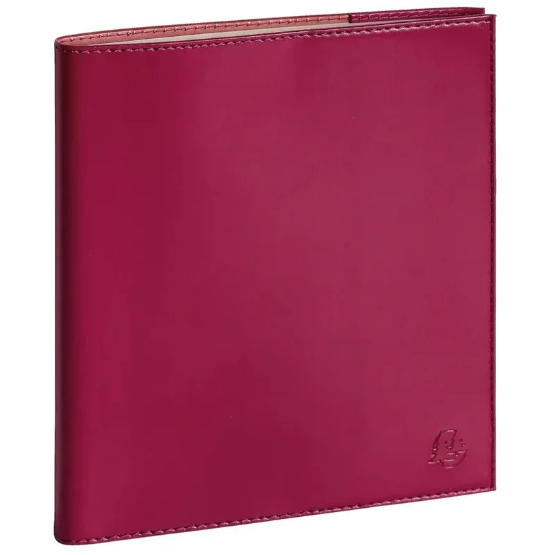 Agenda 2027 EXACOMPTA Semainier Pratic 19 - 14 x 18 cm - 1 semaine sur 2 pages - Orientation horizontale - Volga framboise