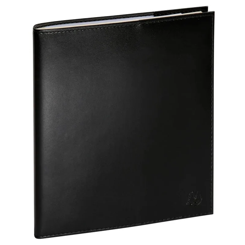 Agenda 2027 EXACOMPTA Semainier Pratic 19 - 14 x 18 cm - 1 semaine sur 2 pages - Orientation horizontale - Volga noir