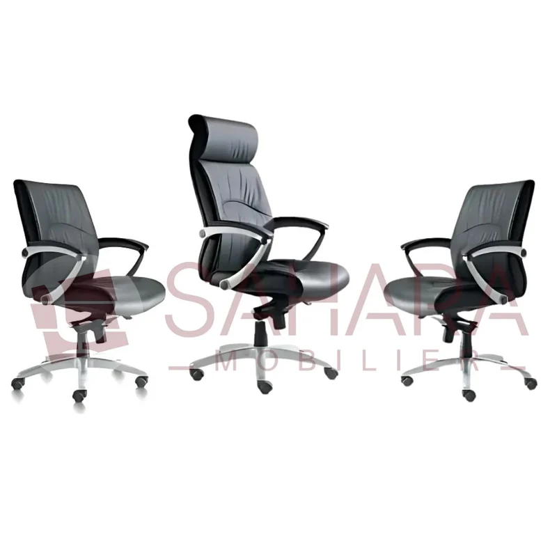 Pack de Fauteuils de Bureau en Simili Cuir - Collection Confort Exécutif Réf B3995