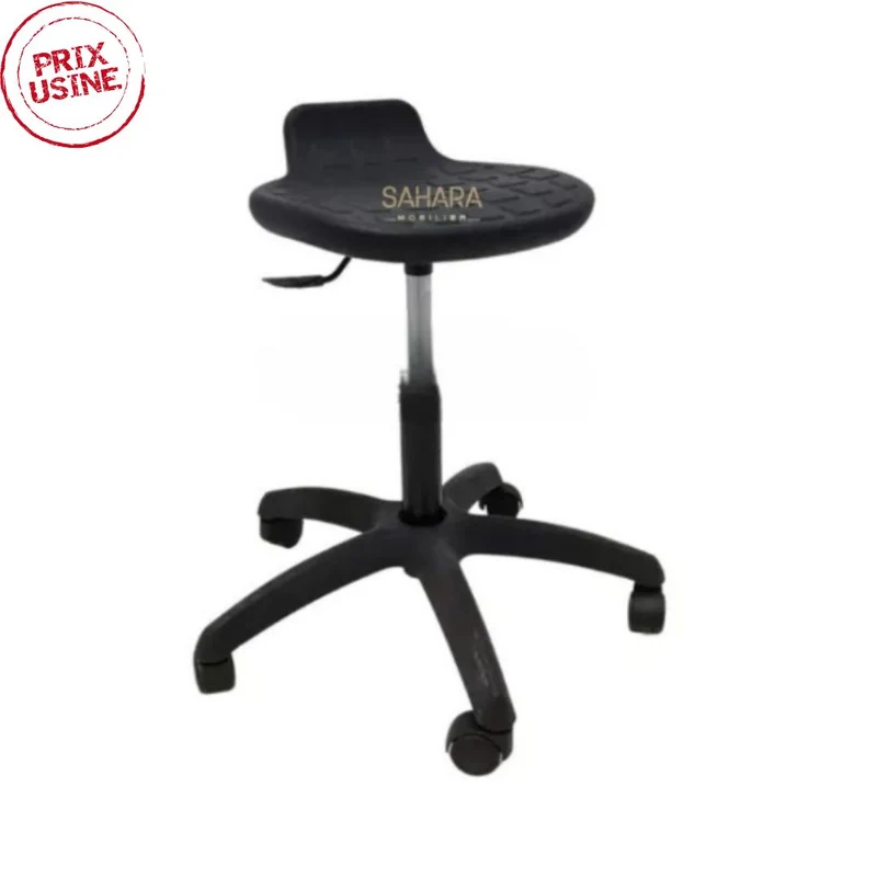 Fauteuil tabouret opérateur MINI TULIPE en piètement PVC Réf B2991