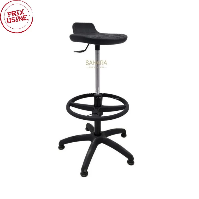 Fauteuil tabouret opérateur TULIPE en piètement PVC Réf B4044
