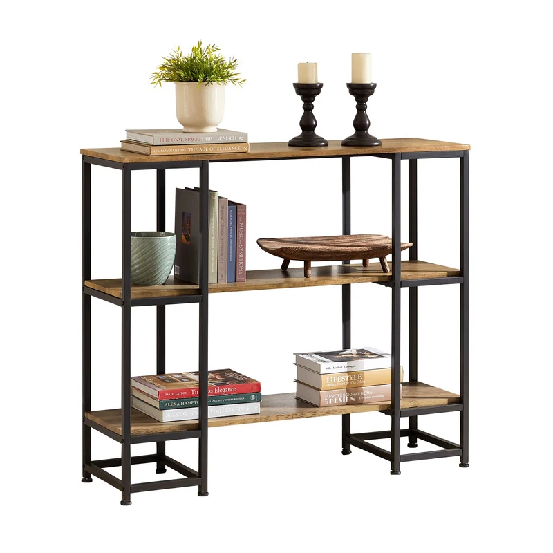 SoBuy FSB33-F Table Console Table d’entrée Buffet Bout de Canapé Table d'appoint avec 3 étagères de Rangement