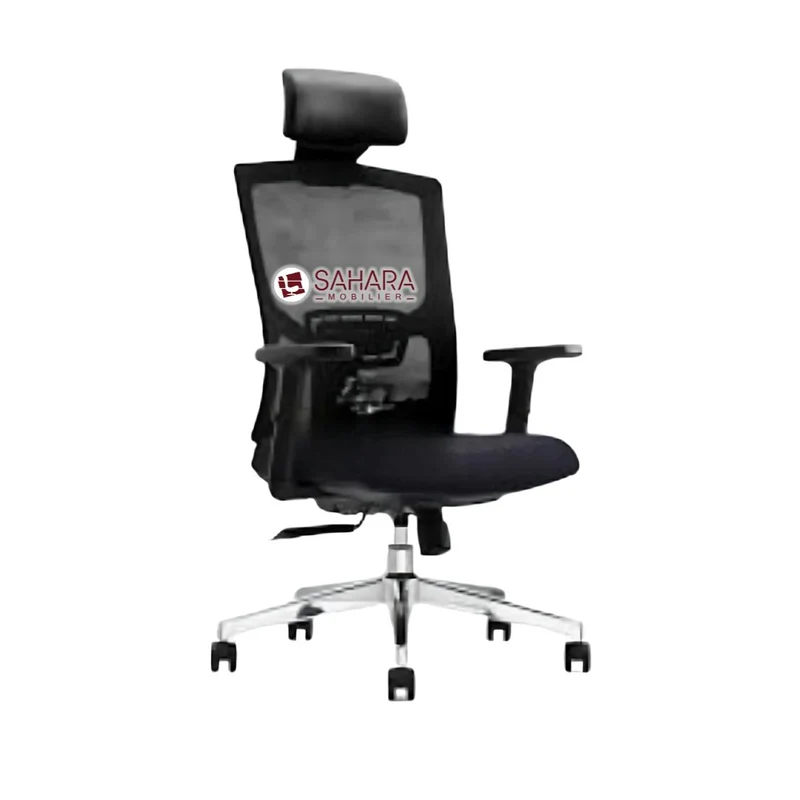 Fauteuil Président En MeSH avec têtière Réf B3277