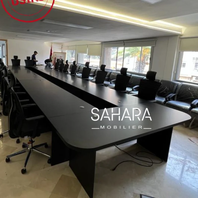 Table de réunion modulaire en bois 720 cm Réf B3306