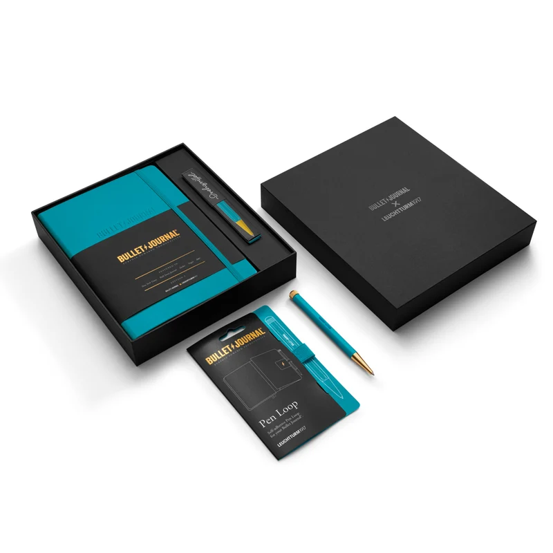 Coffret Bullet Journal Edition limitée Turquoise - Leuchtturm