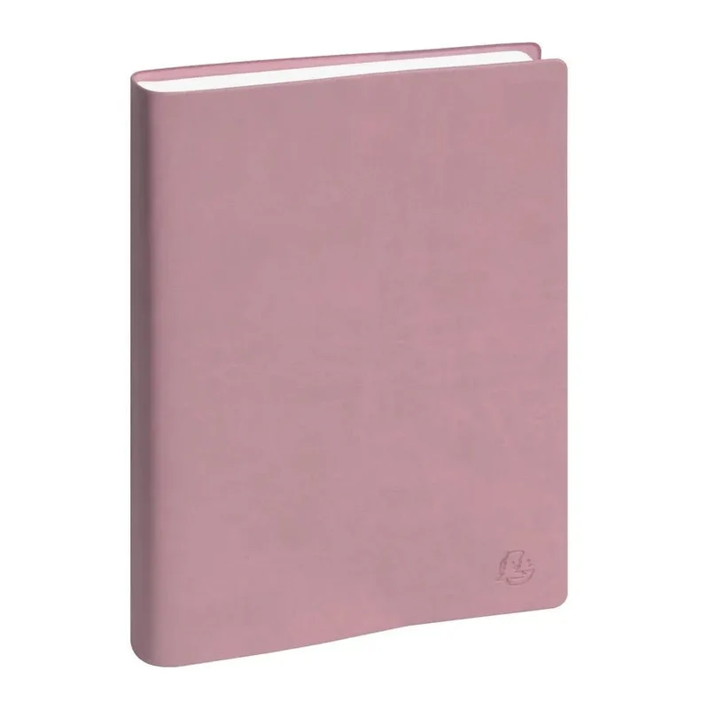 Agenda 2027 EXACOMPTA EasyDay 21 - 15 x 21 cm - 1 jour par page - Orientation horizontale - Ondine rose
