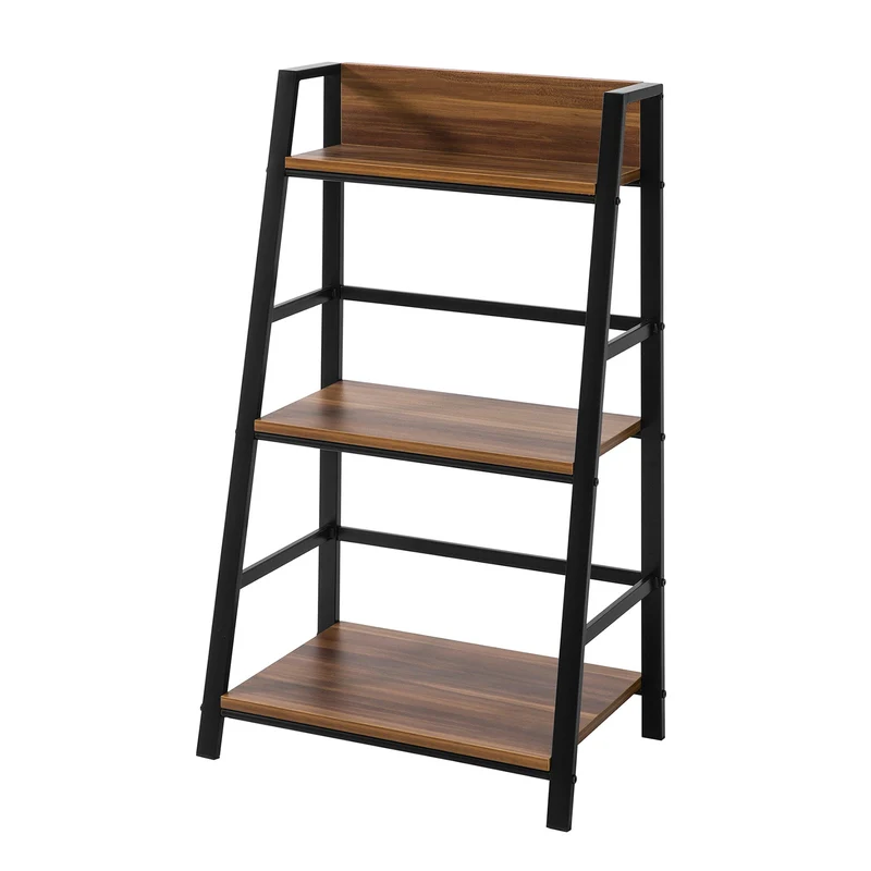SoBuy STR01-N Bibliothèque Étagère échelle à 3 Niveaux pour Salon Bureau Cuisine Salle de Bain Meuble de Rangement