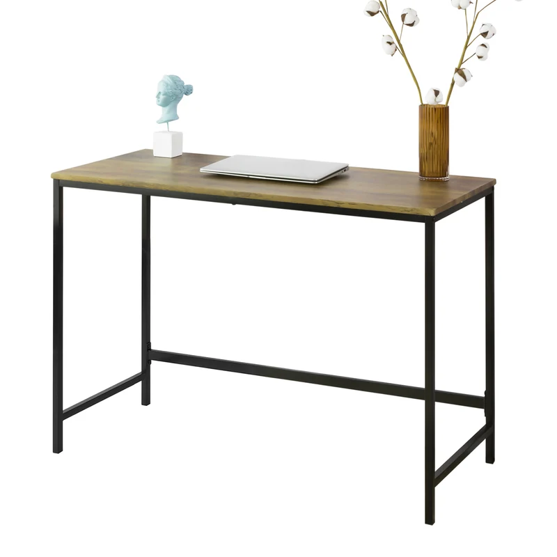 SoBuy FWT68-F Bureau Informatique Table de Travail Bureau d'Ordinateur Table de Bureau avec Grand Plan de Travail