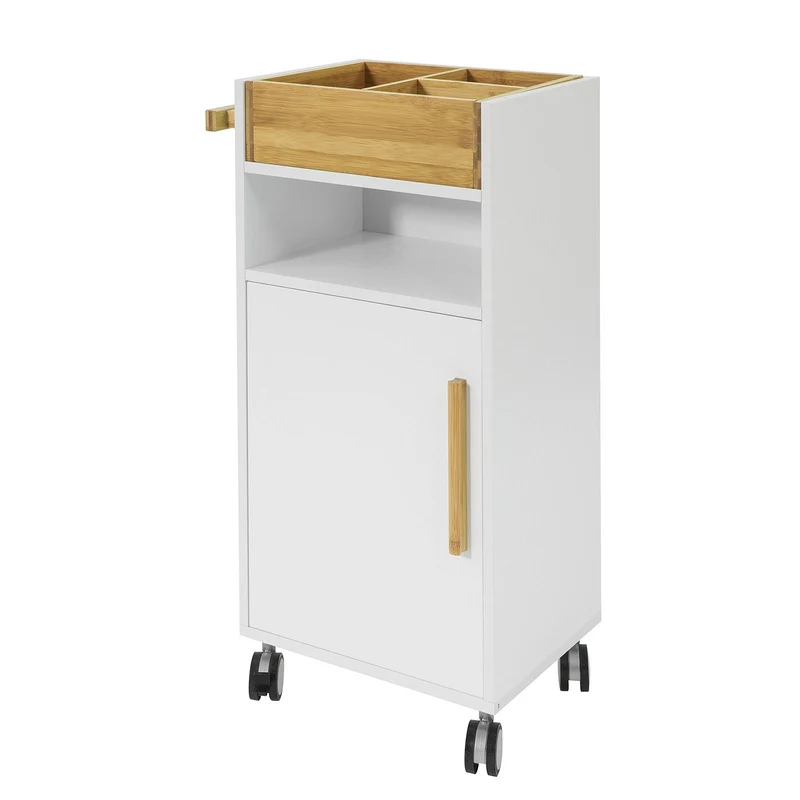 SoBuy BZR32-W Meuble de Rangement Roulant Chariot de Stockage Cuisine