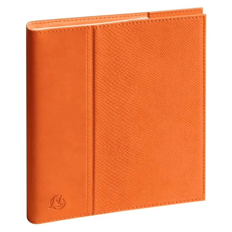 Agenda 2027 EXACOMPTA Eurotime 18S - 15 x 17 cm - 1 semaine sur 2 pages - Orientation verticale - Duo Kaa orange