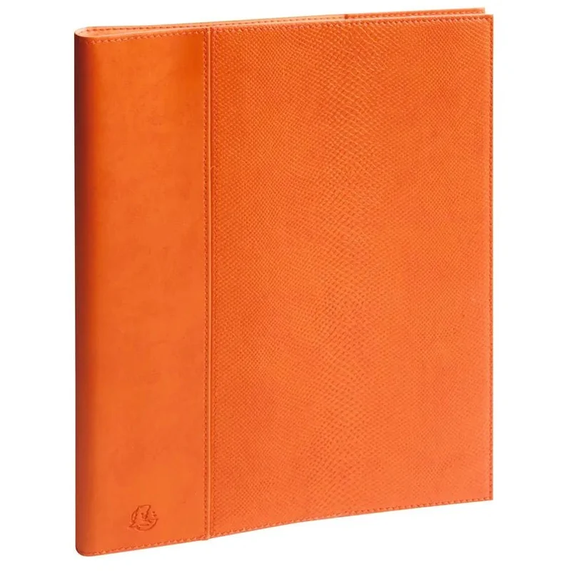 Agenda 2027 EXACOMPTA Eurotime 27S - 21 x 27 cm - 1 semaine sur 2 pages - Orientation verticale - Duo Kaa orange