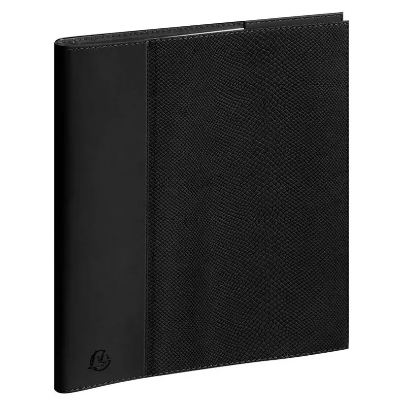 Agenda 2027 EXACOMPTA Eurotime 22S - 18,5 x 22,5 cm - 1 semaine sur 2 pages - Orientation verticale - Duo Kaa noir