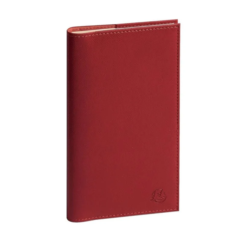 Agenda 2027 EXACOMPTA Espace 17S - 9 x 17,5 cm - 1 semaine + notes - Orientation horizontale - Rialto rouge