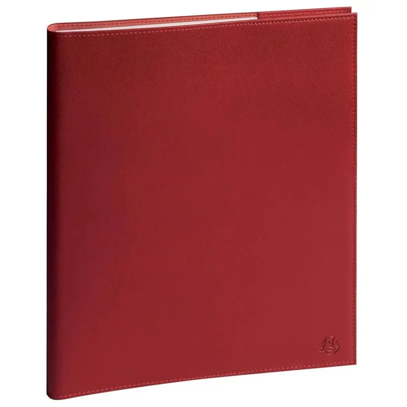 Agenda 2027 EXACOMPTA Eurotime 27S - 21 x 27 cm - 1 semaine sur 2 pages - Orientation verticale - Rialto rouge