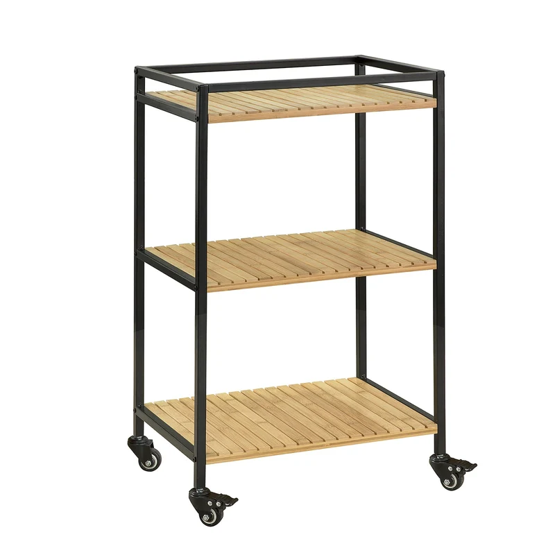 SoBuy FKW65-N Chariot de Service Desserte de Cuisine à roulettes Meuble de Rangement