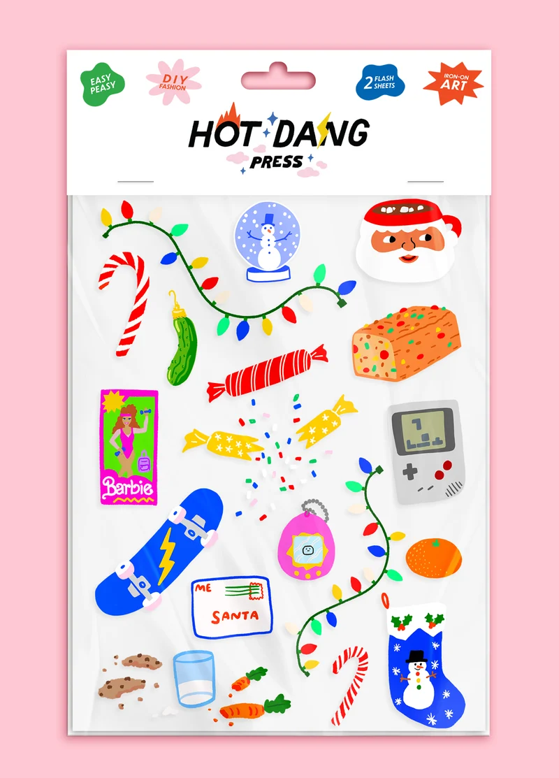 Matin de Noël dans les années 90 – Transferts à repasser Hot Dang Press