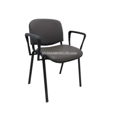 Chaise ISO en simili cuir avec coque et accoudoirs Réf B3687