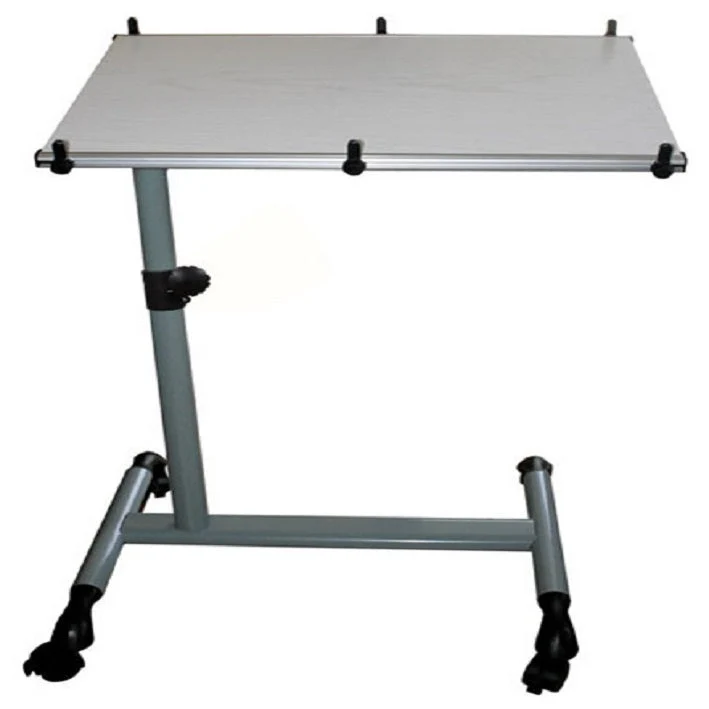 SoBuy FBT07N-W Table de lit pour ordinateur portable avec plateau inclinable à hauteur réglable