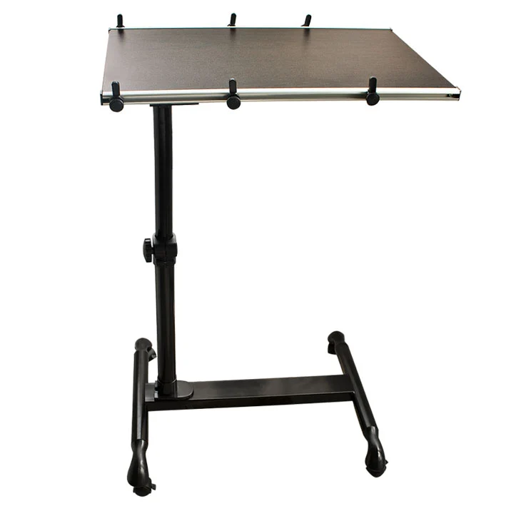 SoBuy FBT07N-BR Table de lit avec plateau inclinable pour ordinateur portable reglable en hauteur