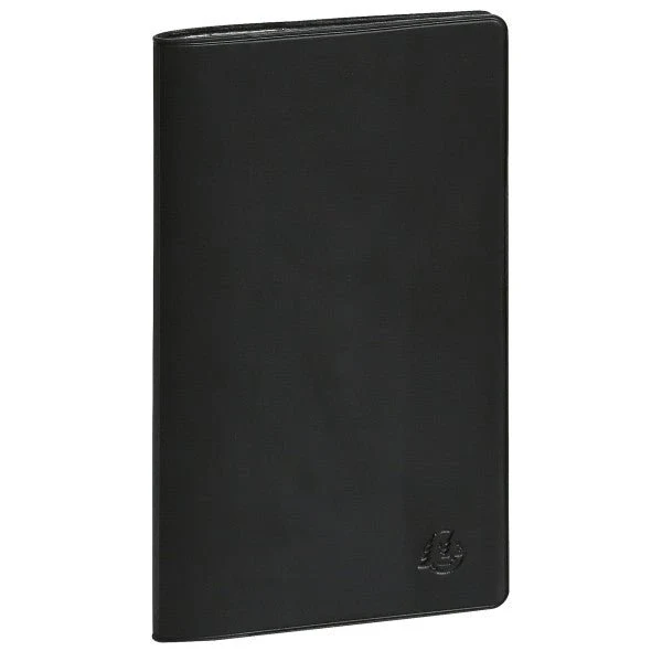Agenda 2027 EXACOMPTA Exaplan 17 accordéon - 8 x 17,5 cm - Mensuel - Orientation verticale - Winner noir