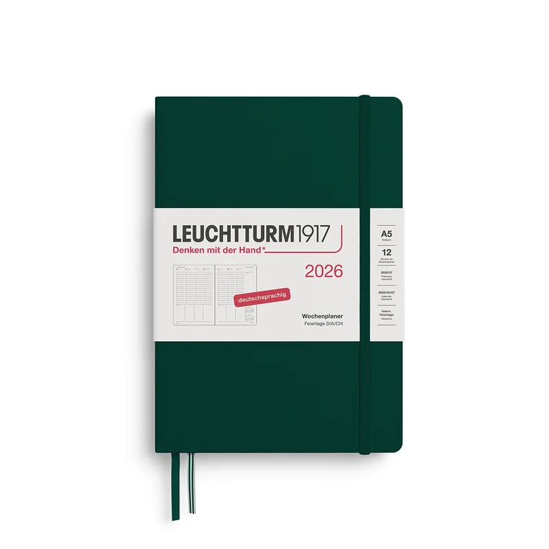 Planificateur Semainier 2026 – Medium (A5) – Français – LEUCHTTURM1917