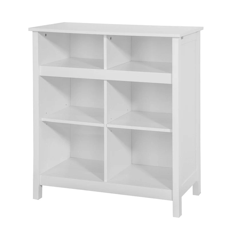 SoBuy FSB15-W Buffet Armoire Meuble de Rangement Étagères