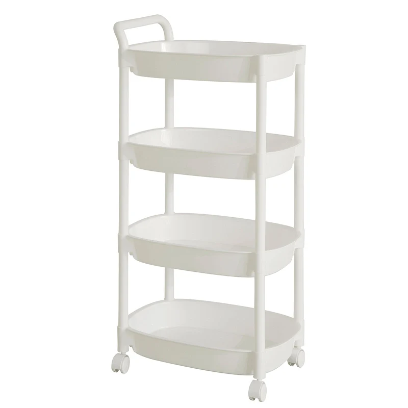 SoBuy BZR15-W Chariot de Stockage à roulettes Etagère Cuisine Salle de Bains