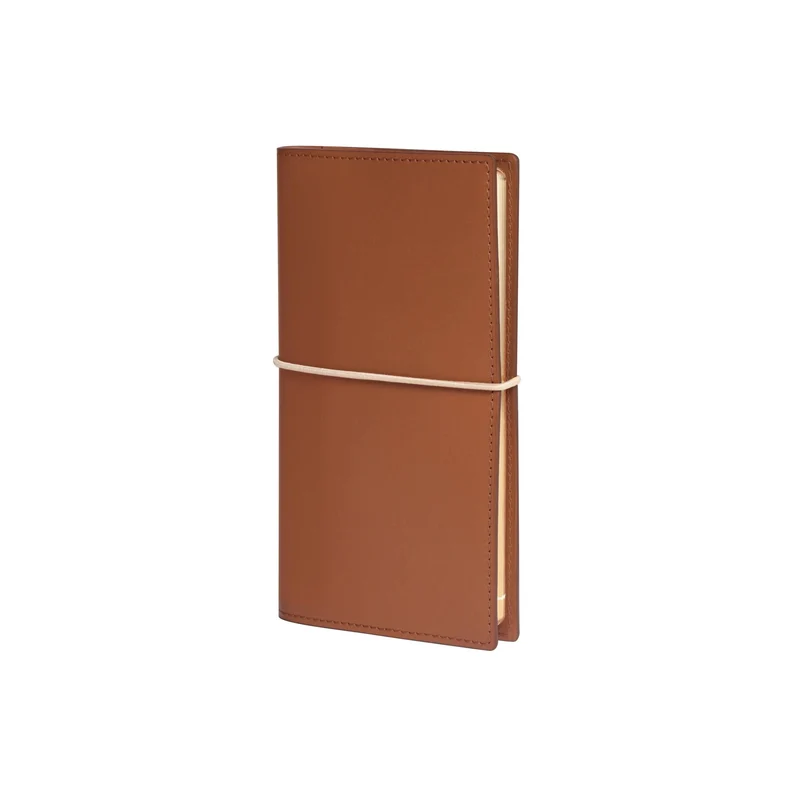 Agenda MIGNON AS16 - 8,8 x 16,5 cm - 1 semaine sur 2 pages - Orientation horizontale - Bon Voyage terre de sienne